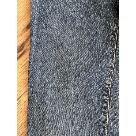 Old Navy Boys Medium Wash Wide Leg Adjustable Waist Denim Jeans Size 7 - Picture 4 of 8